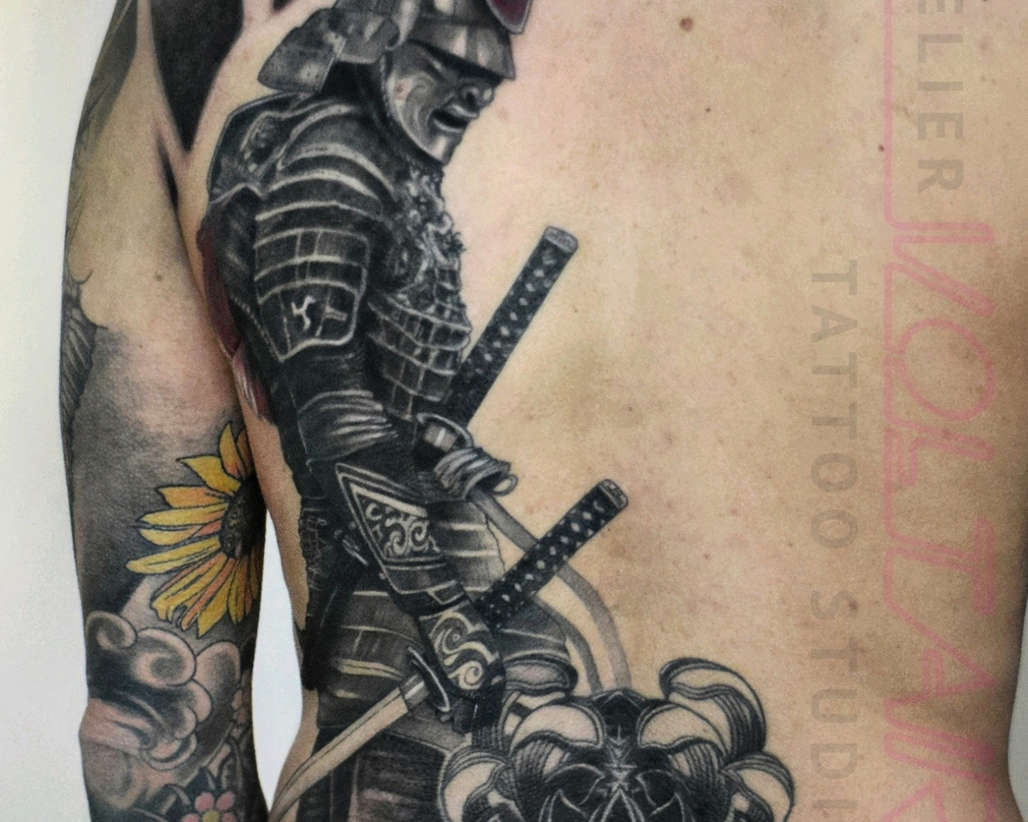 Japan Style Tattoo Samurai