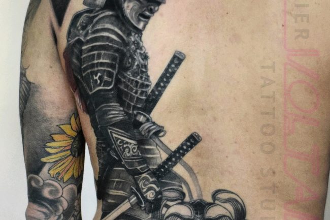 Japan Style Tattoo Samurai